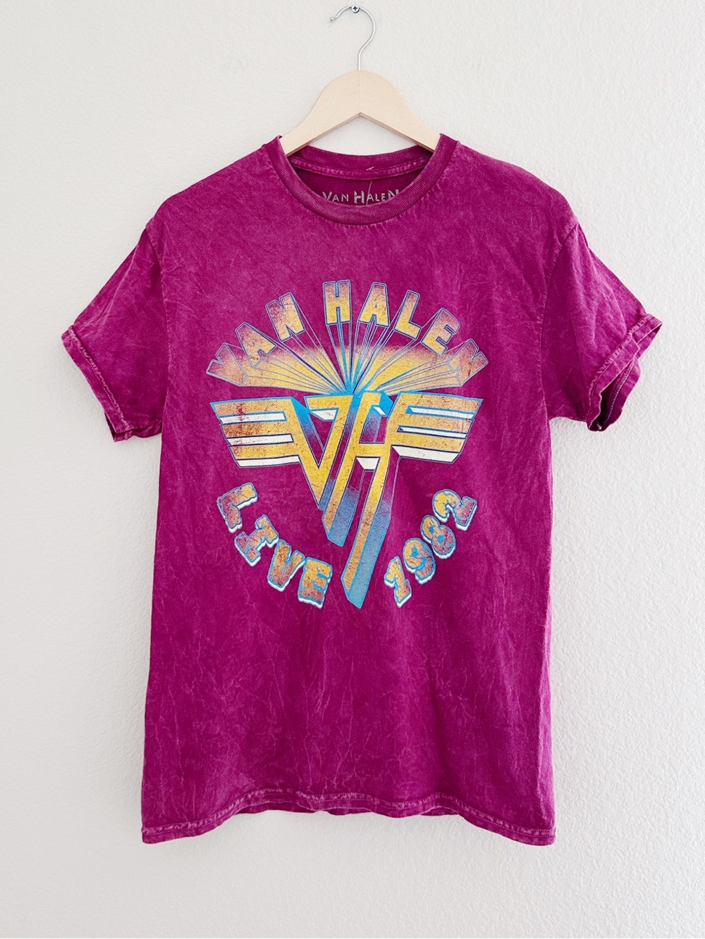 NEW Van Halen Live 1982 Graphic Band Tee